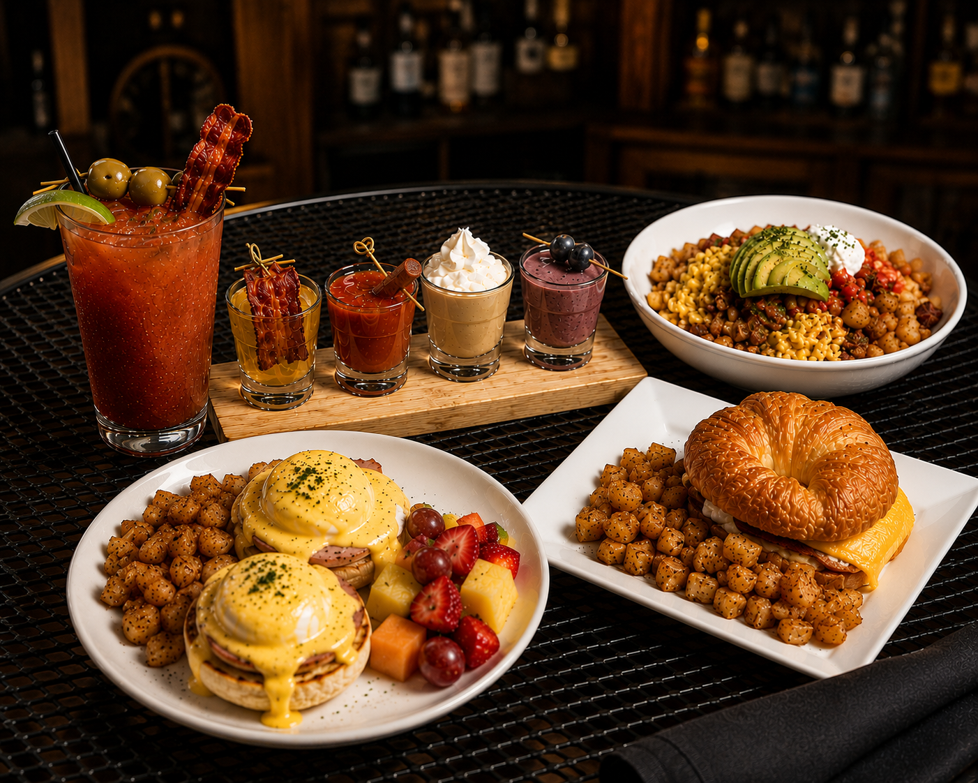 Saturday and Sunday brunch at The Lumberyard