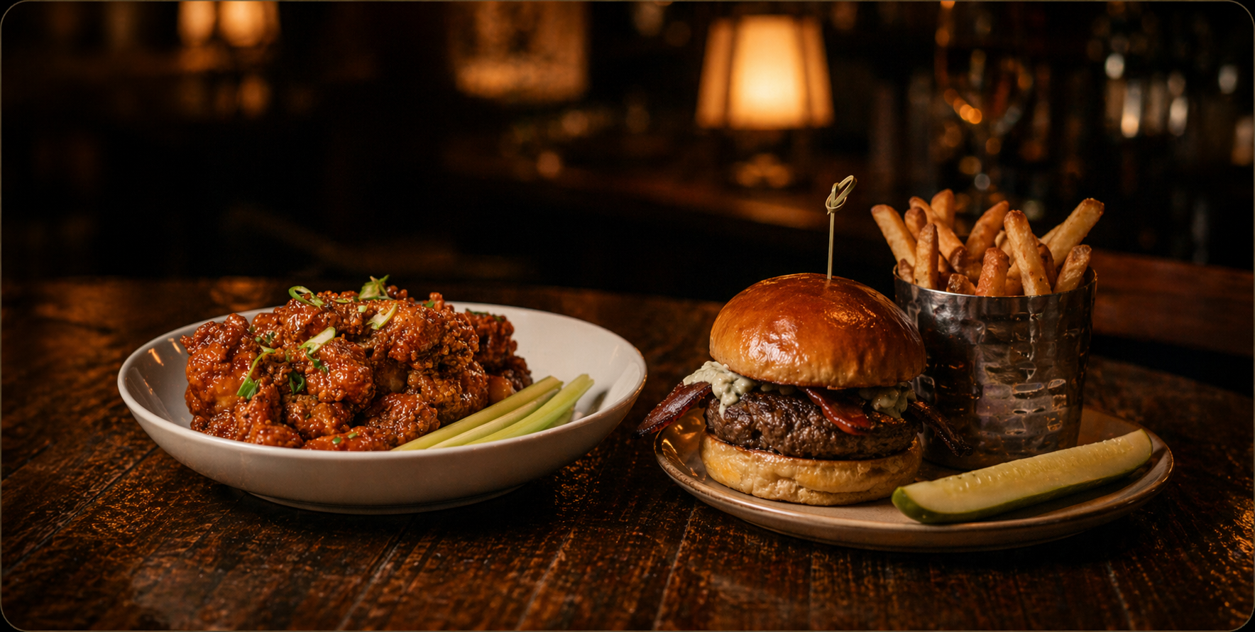 Lumberyard pub food